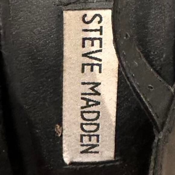 Steve Madden Vintage Black Chunky Platform Bratz Vibes Heels Size 7 - Picture 7 of 7